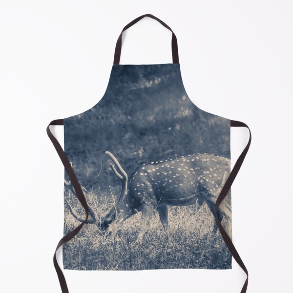 Item preview, Spotted deer in the forest | Cyanotype | Blue tone designed and sold by Drawings Project.