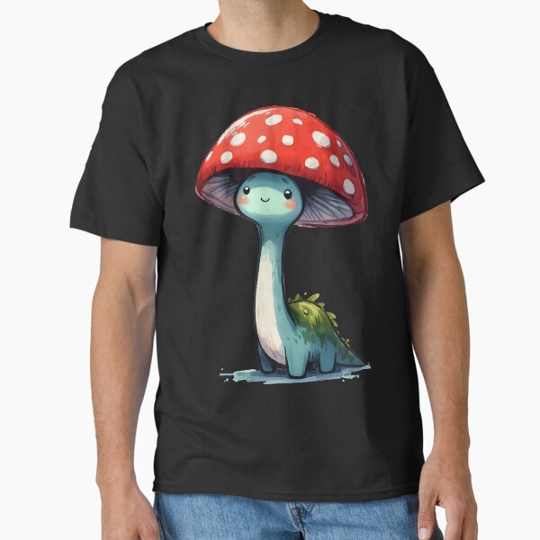 Artikel-Vorschau von Kawaii Pilz Dinosaurier Aquarell, designt und verkauft von TomFrontierArt.