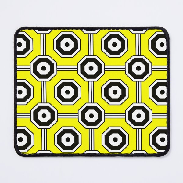 Item preview, Yellow Geometric Octagon Pattern Design designed and sold by PatternTitan.