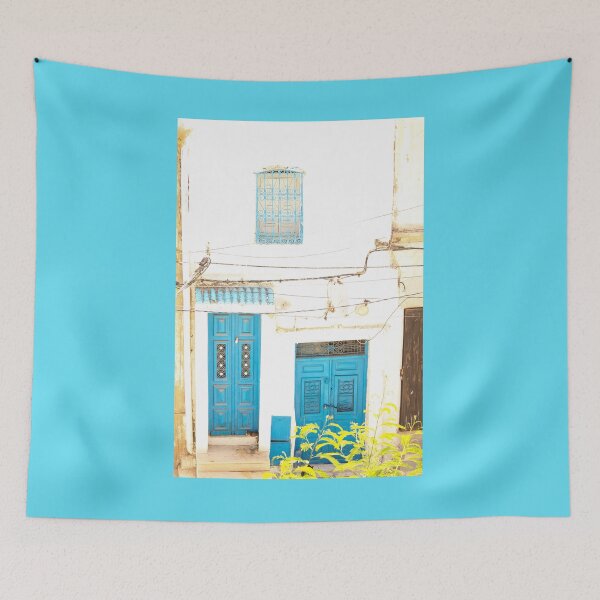 Item preview, Sousse House Facade Vertical designed and sold by eddiebarronshop.