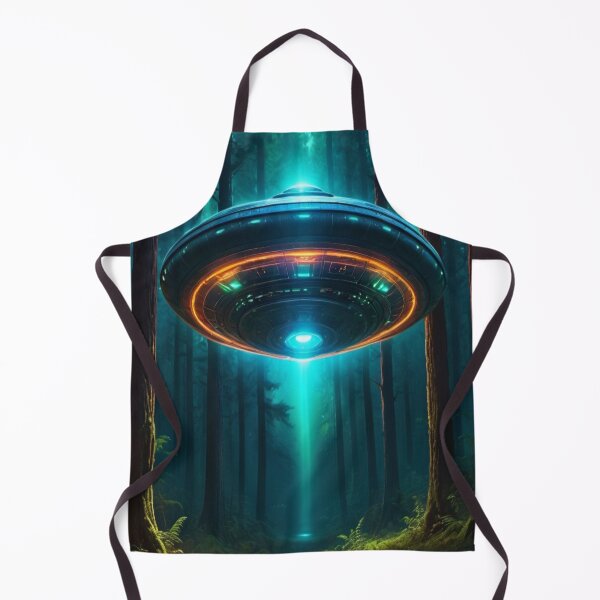 Item preview, Neon Forest Encounter - Ufo Art  designed and sold by eXtraHumans.