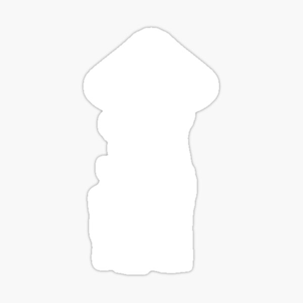 White Handstand Sticker