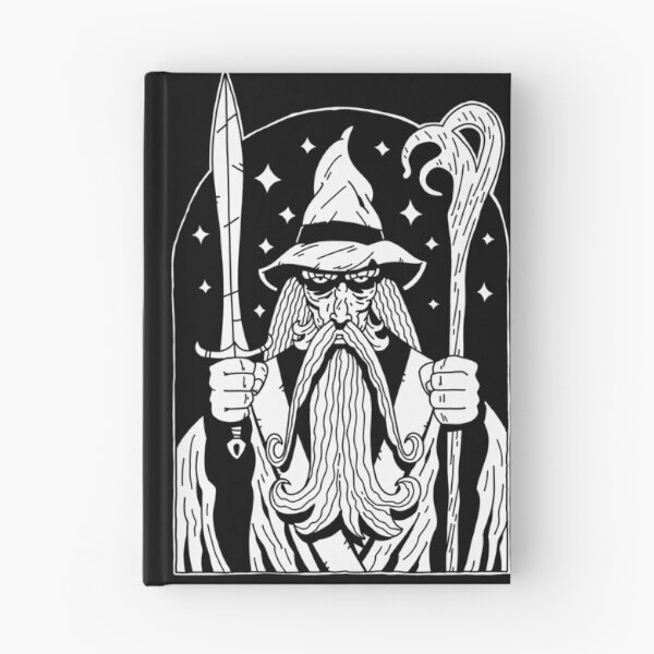 Item preview, The Wizard Black & White designed and sold by VaultCrawler.