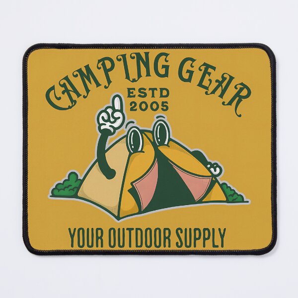 Item preview, Camping Gear Estd 2005 Your Outdoor Supply, Retro Classic Design designed and sold by redstar19.