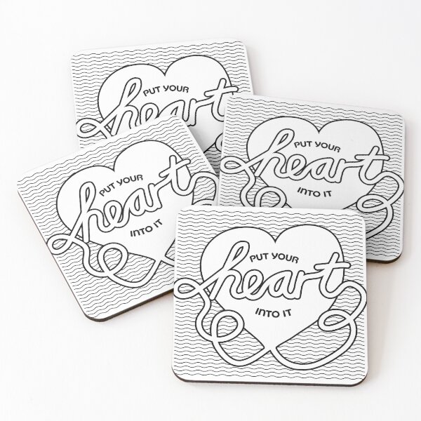 Item preview, Put your heart into it (invert) designed and sold by JanKrogh.