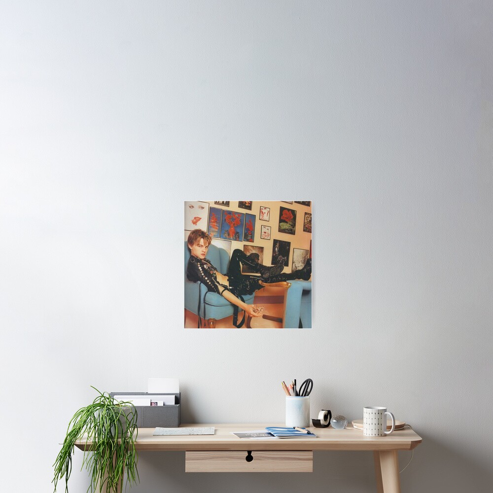 Leonardo DiCaprio - Black Leather Poster
