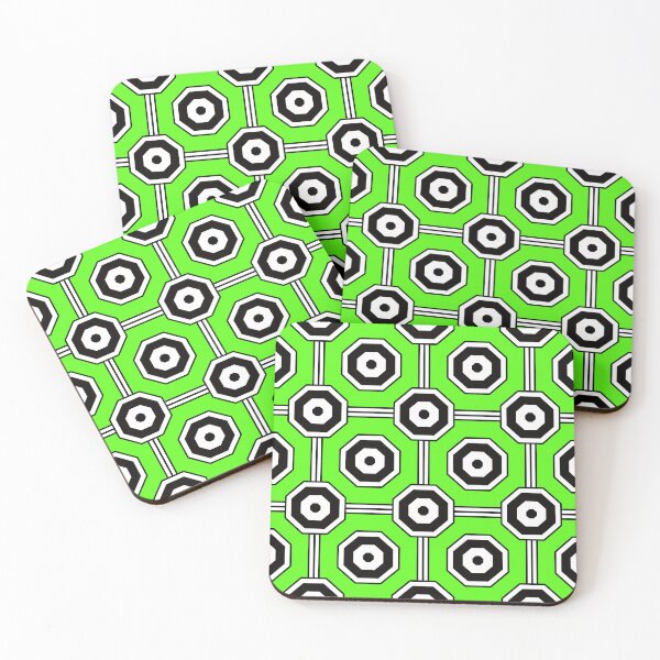 Item preview, Green Geometric Octagon Pattern Design designed and sold by PatternTitan.