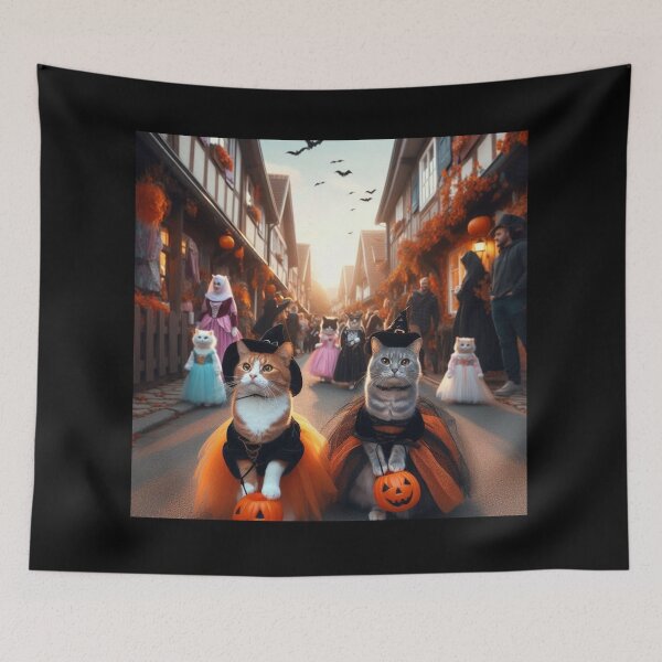Item preview, Halloween Cats 7 designed and sold by Sybille-Yates.