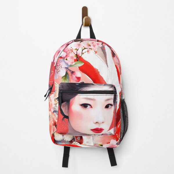 Item preview, Japanese Geisha Cat Blossom designed and sold by Bliss Find And Design.