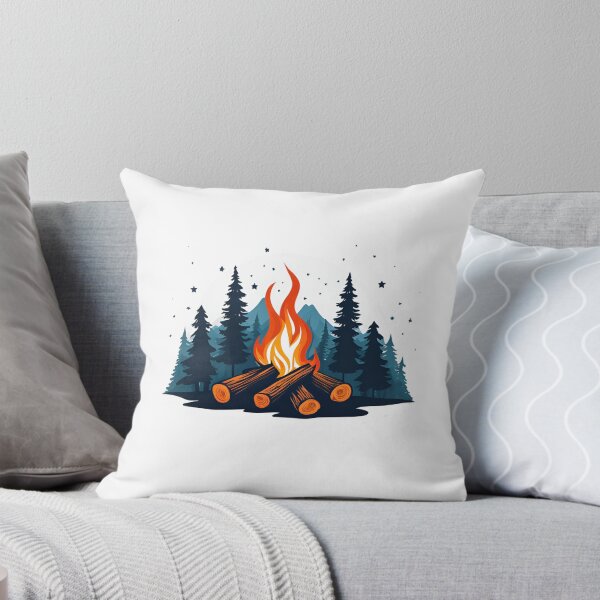 Item preview, Camping at Forest with Campfire designed and sold by Creastore.