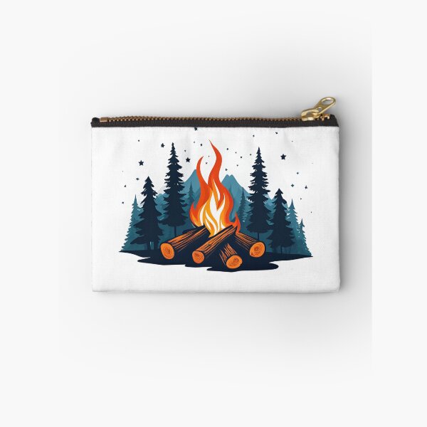 Item preview, Camping at Forest with Campfire designed and sold by Creastore.