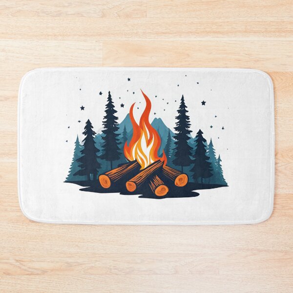 Item preview, Camping at Forest with Campfire designed and sold by Creastore.