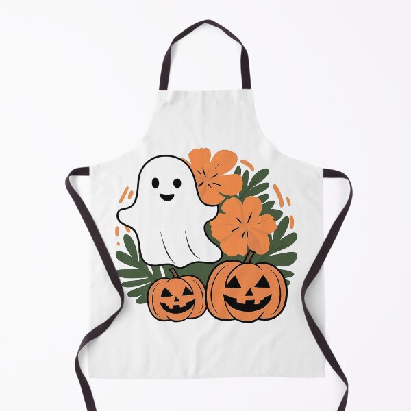 Item preview, cute ghost fall halloween pumpkin designed and sold by venavar.