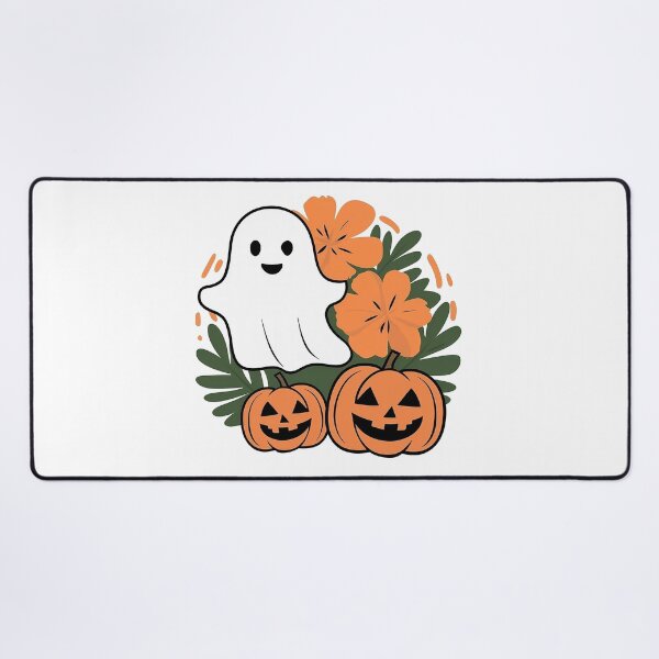 Item preview, cute ghost fall halloween pumpkin designed and sold by venavar.