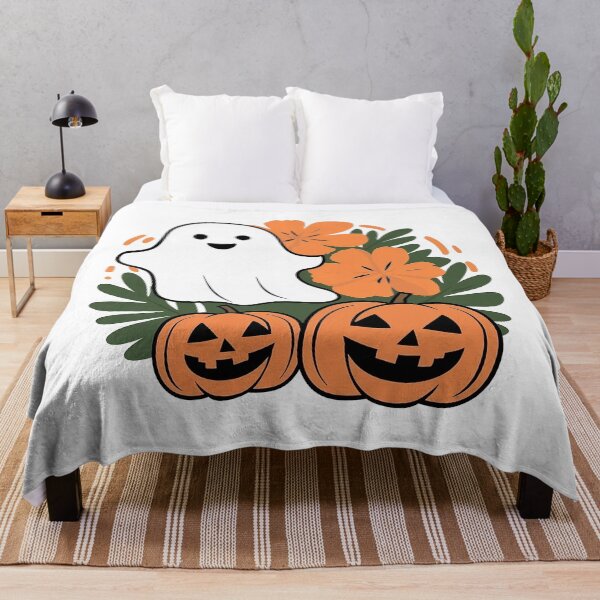 Item preview, cute ghost fall halloween pumpkin designed and sold by venavar.