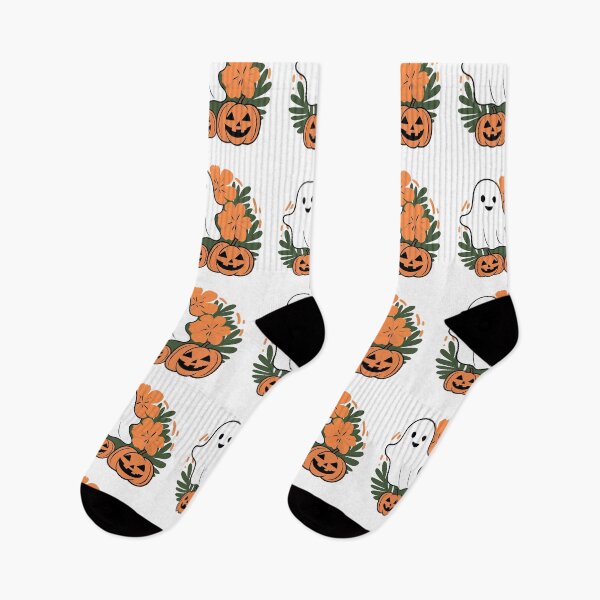 Item preview, cute ghost fall halloween pumpkin designed and sold by venavar.