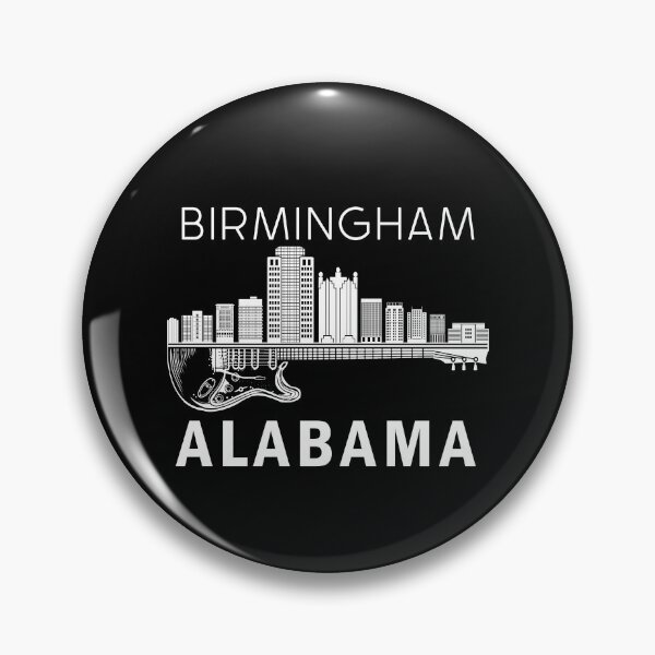 Artikelvorschau, Birmingham Alabama Skyline Musik Birmingham Souvenir entworfen und verkauft von DSWShirts.