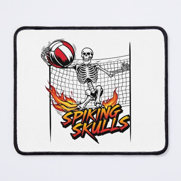 Item preview, Spiking Skulls - Volleyball Skeleton designed and sold by Kashear.