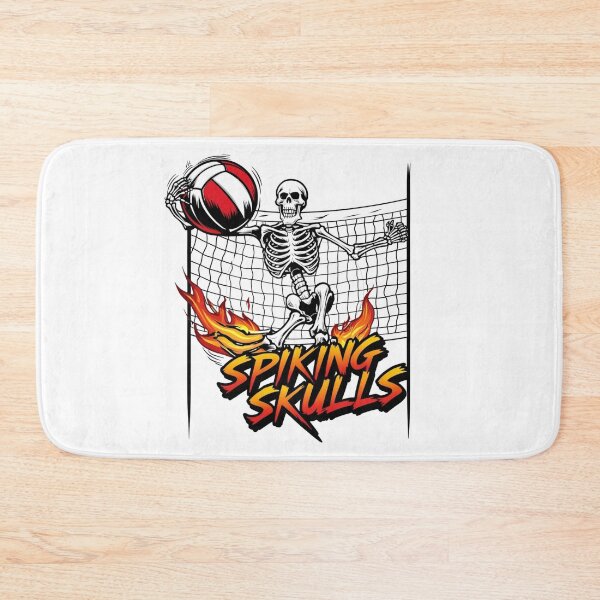 Item preview, Spiking Skulls - Volleyball Skeleton designed and sold by Kashear.