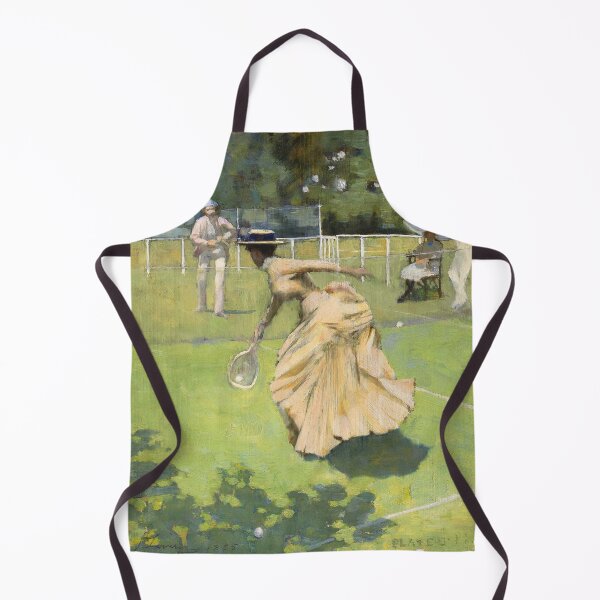 Item preview, Well played! | female tennis Newport landscape painting print | by John Lavery designed and sold by Jéanpaul Ferro.