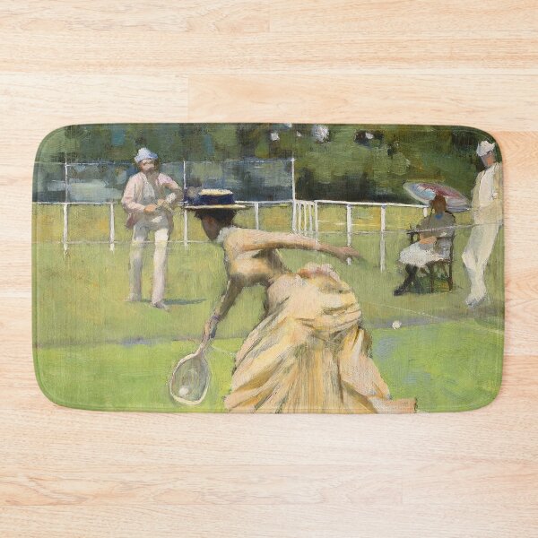 Item preview, Well played! | female tennis Newport landscape painting print | by John Lavery  designed and sold by Jéanpaul  Ferro.