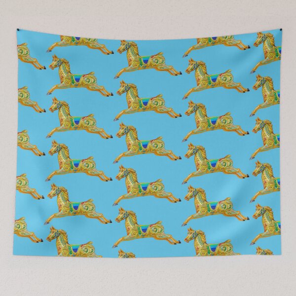 Item preview, Multi-coloured Fairground horse galloper ride designed and sold by Dalyndigital Photography.