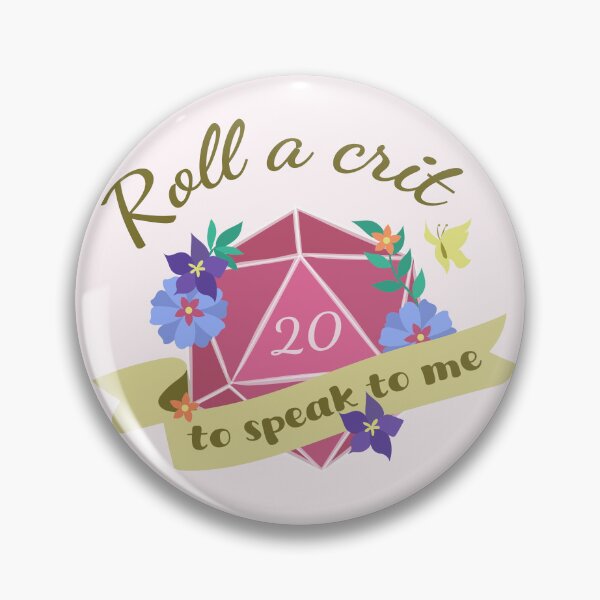 Item preview, Roll a crit to speak to me designed and sold by MeepleCats.