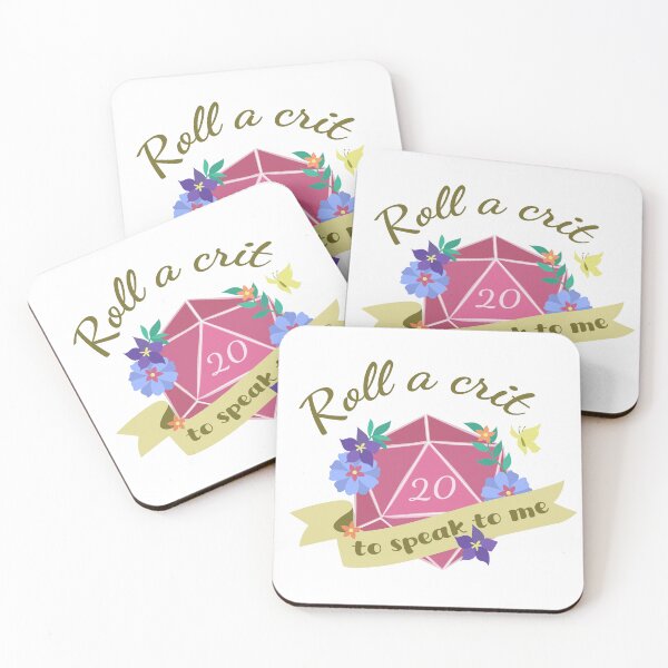 Item preview, Roll a crit to speak to me designed and sold by MeepleCats.