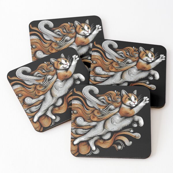 Item preview, Jumping Ginger Cat!  designed and sold by Wanderdreaming.