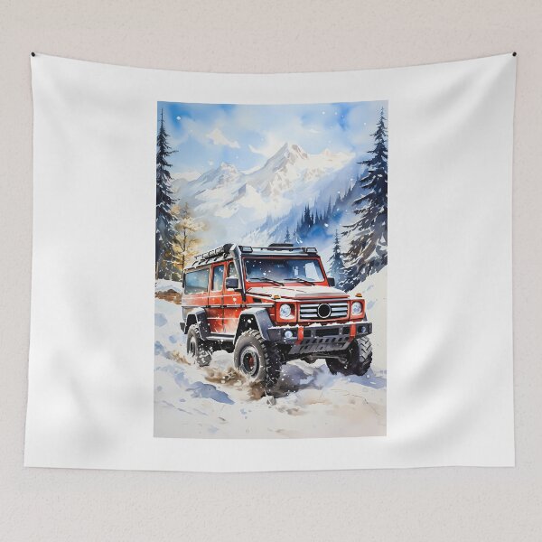 Item preview, Mercedes Snow Beast Conquering Mountains designed and sold by RevUpDesign.