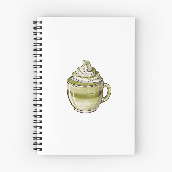 Item preview, Handdrawn Matcha Latte designed and sold by canvadreamer444.