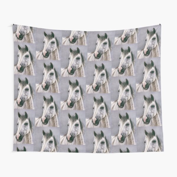 Item preview, Majestic white horse designed and sold by NathBros.