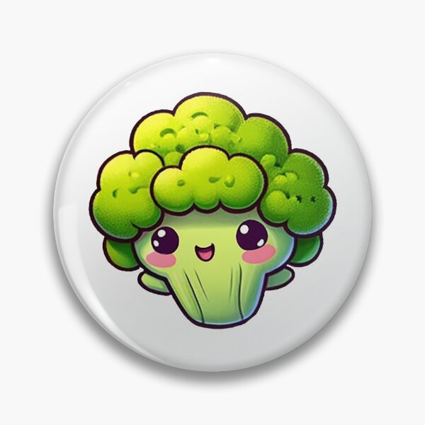 Item preview, Cute Cartoon Broccoli with Smiling Face designed and sold by Chokhdi289shop.