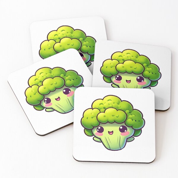 Item preview, Cute Cartoon Broccoli with Smiling Face designed and sold by Chokhdi289shop.