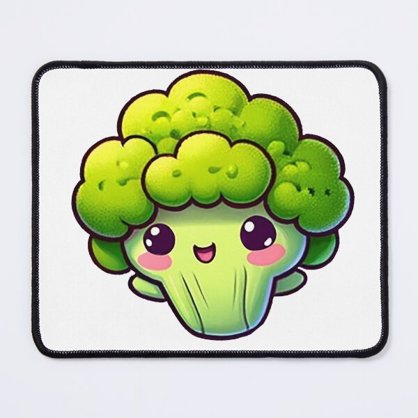 Item preview, Cute Cartoon Broccoli with Smiling Face designed and sold by Chokhdi289shop.