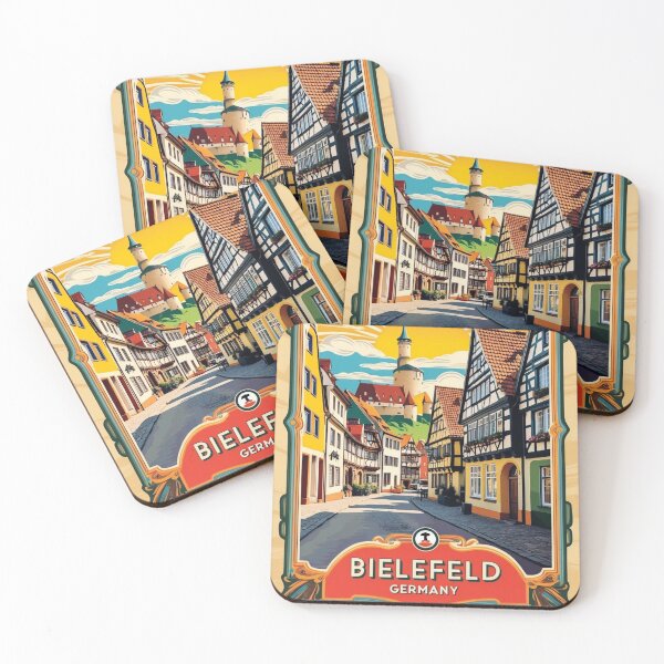 Item preview, Bielefeld Germany Vintage Travel Tourism  designed and sold by TravelersGems.