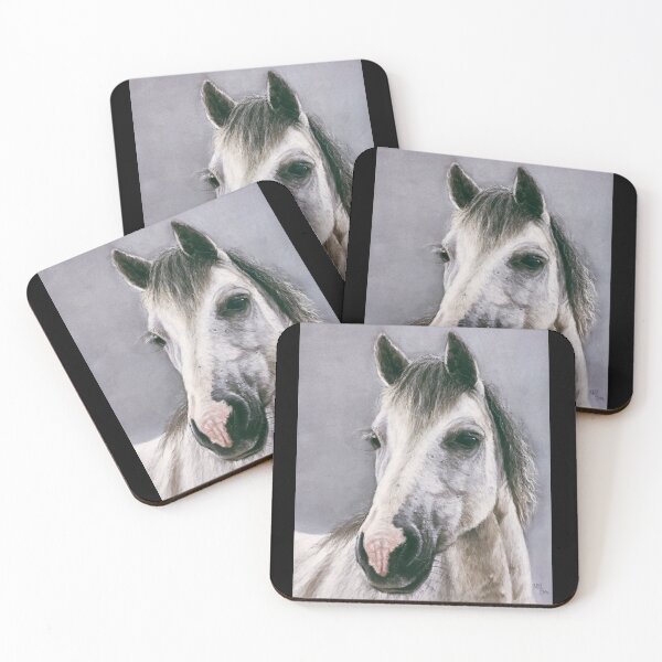 Item preview, Majestic white horse designed and sold by NathBros.