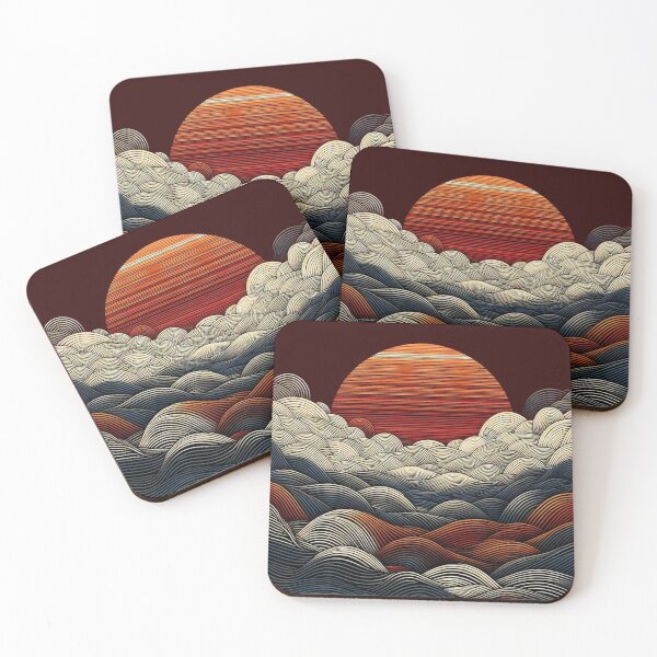 Item preview, Japanese Sunset Forever designed and sold by Wanderdreaming.