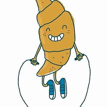Artwork thumbnail, Skip Rope Not Croissants by RopeSkipper