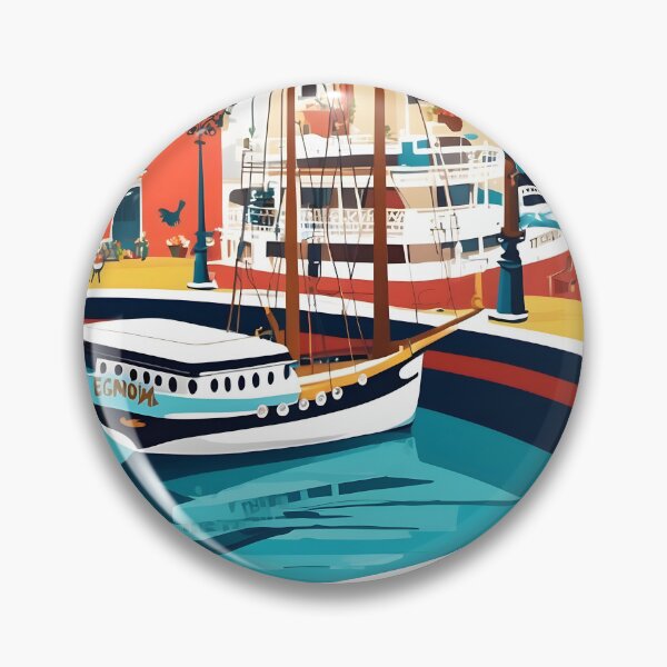 Item preview, Genoa Italy Vintage Travel Tourism  designed and sold by TravelersGems.