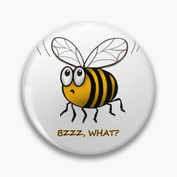 Item preview, Bzz, what? Confused funny bee designed and sold by ZorianArt.