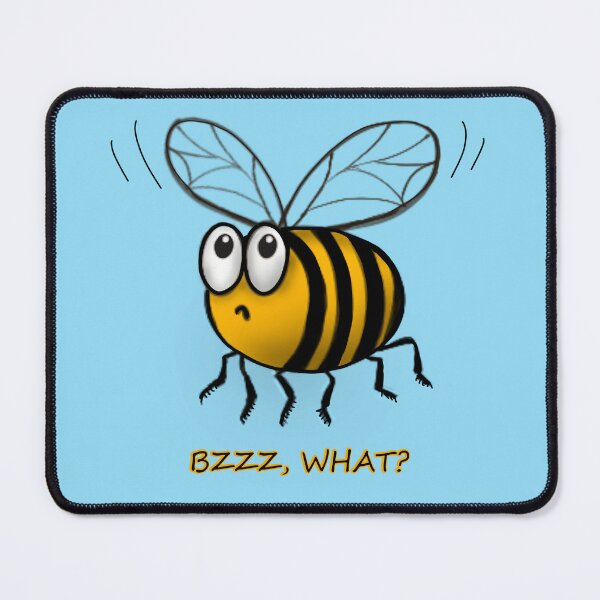 Item preview, Bzz, what? Confused funny bee designed and sold by ZorianArt.