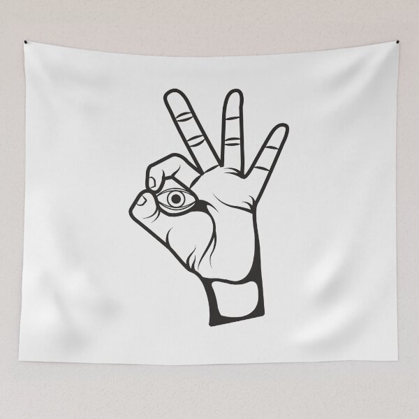 Item preview, Secret Society Hand and Eye designed and sold by spoeg.