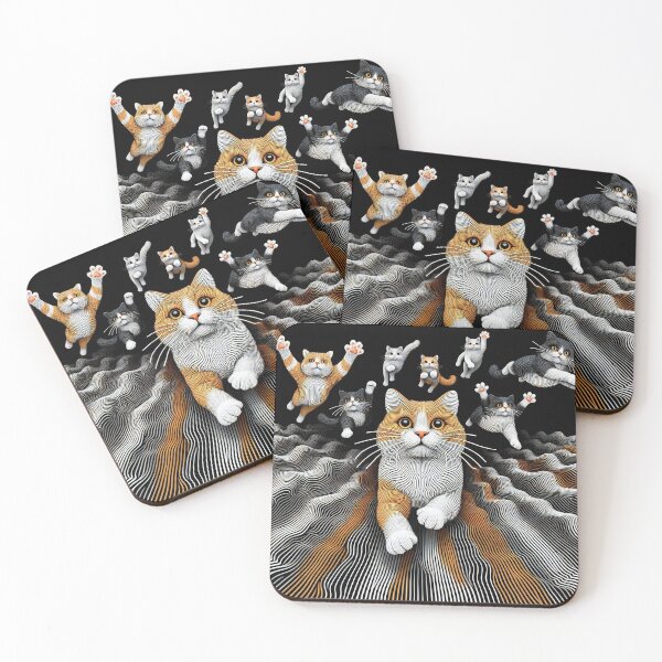 Item preview, Jumping Ginger Cats!  designed and sold by Wanderdreaming.