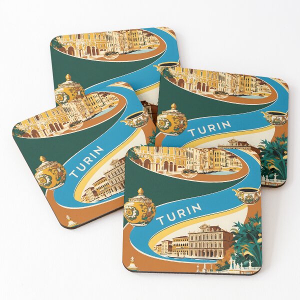 Item preview, Turin Italy Vintage Travel Tourism  designed and sold by TravelersGems.