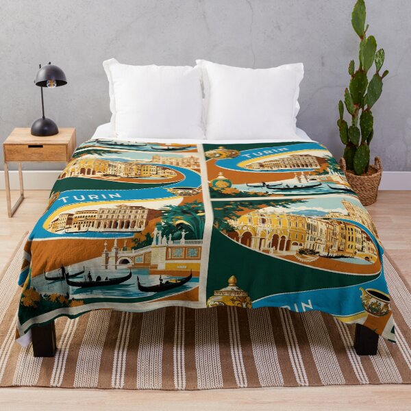 Item preview, Turin Italy Vintage Travel Tourism  designed and sold by TravelersGems.