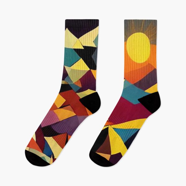 Item preview, Sun setting behind mountain peaks 3 designed and sold by George Hutton Hunter.