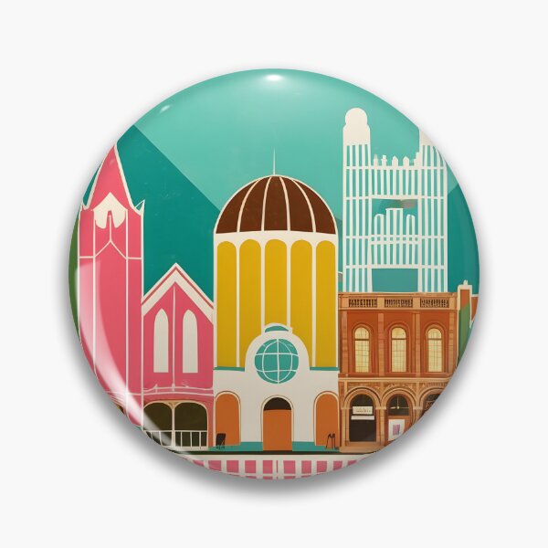 Item preview, Milton Keynes United Kingdom Vintage Travel Tourism  designed and sold by TravelersGems.