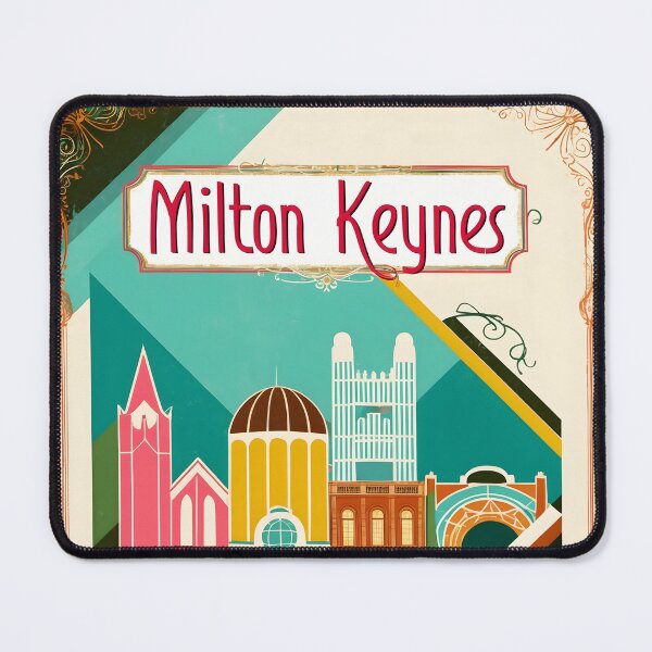 Item preview, Milton Keynes United Kingdom Vintage Travel Tourism  designed and sold by TravelersGems.