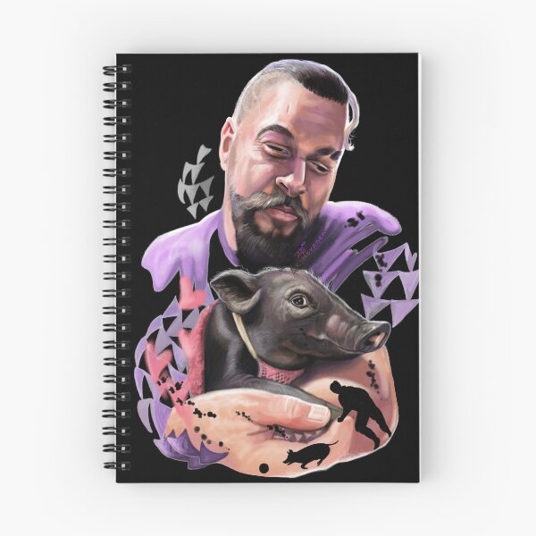 Item preview, Jason Momoa  & little pig Painting designed and sold by AK-Hevonen.